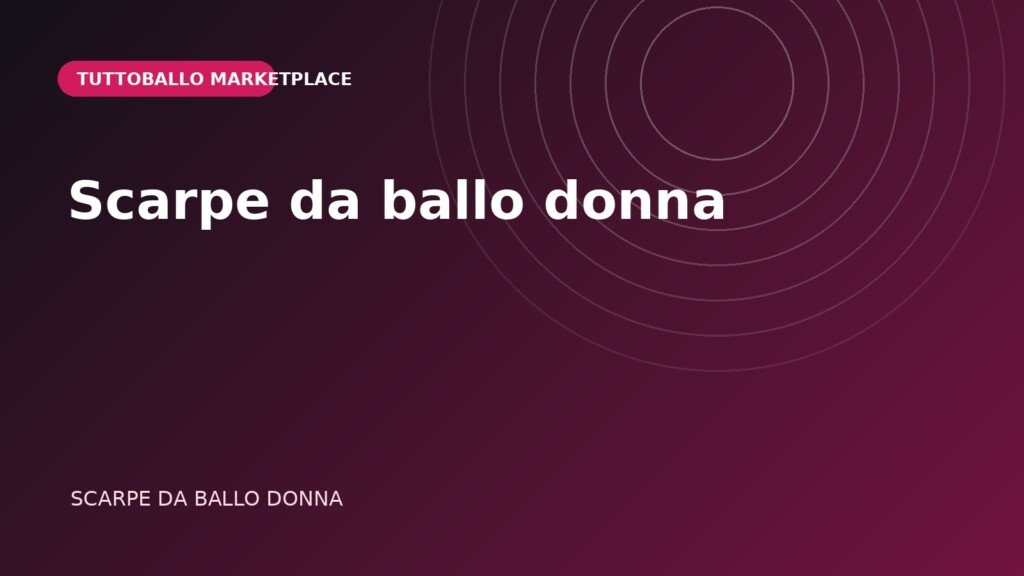 Scarpe da ballo donna