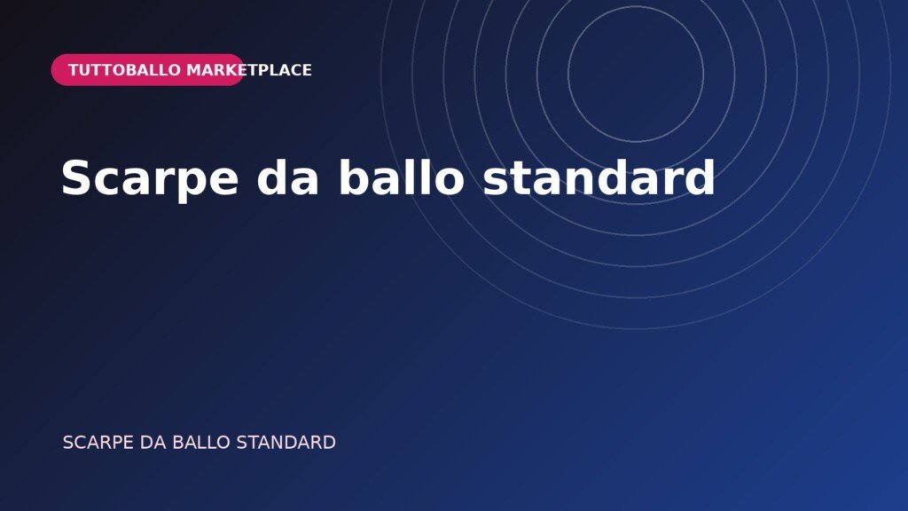 Scarpe da ballo standard